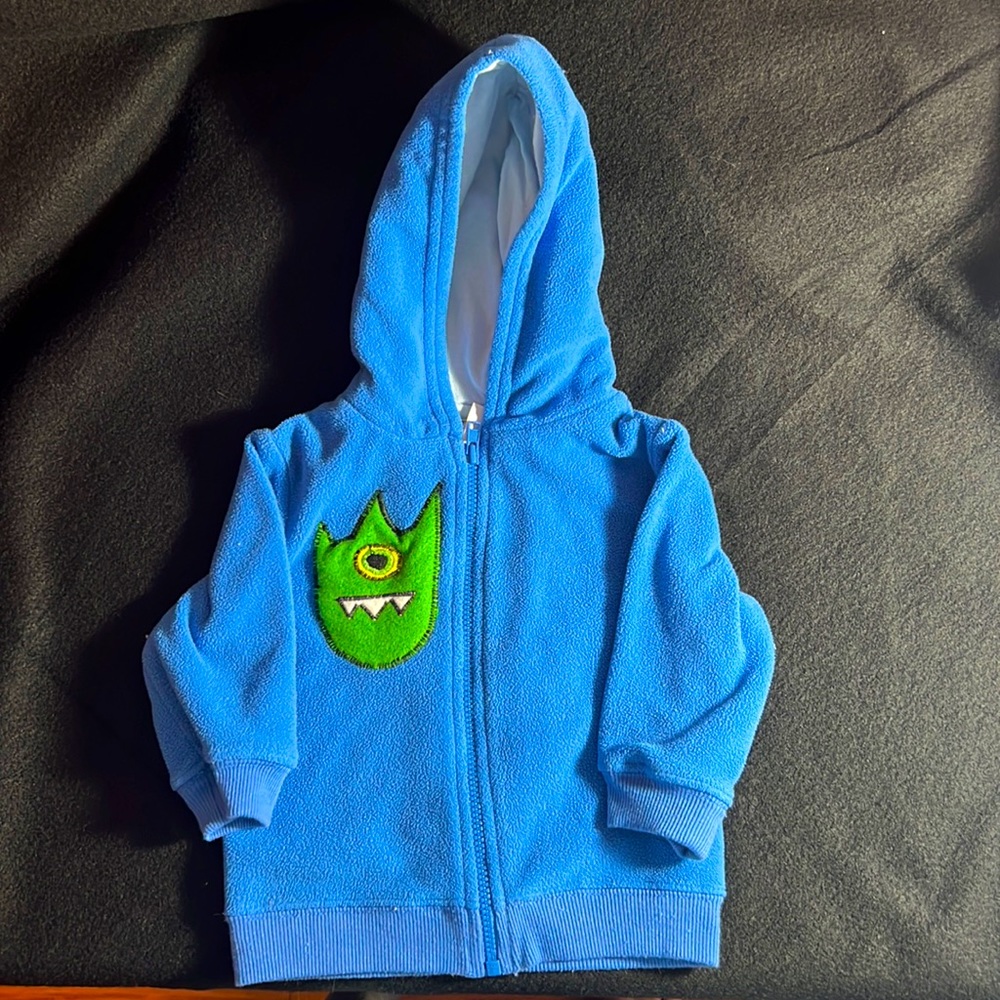 Monster Onesie and Garanimals 3/6 month Zipper coat